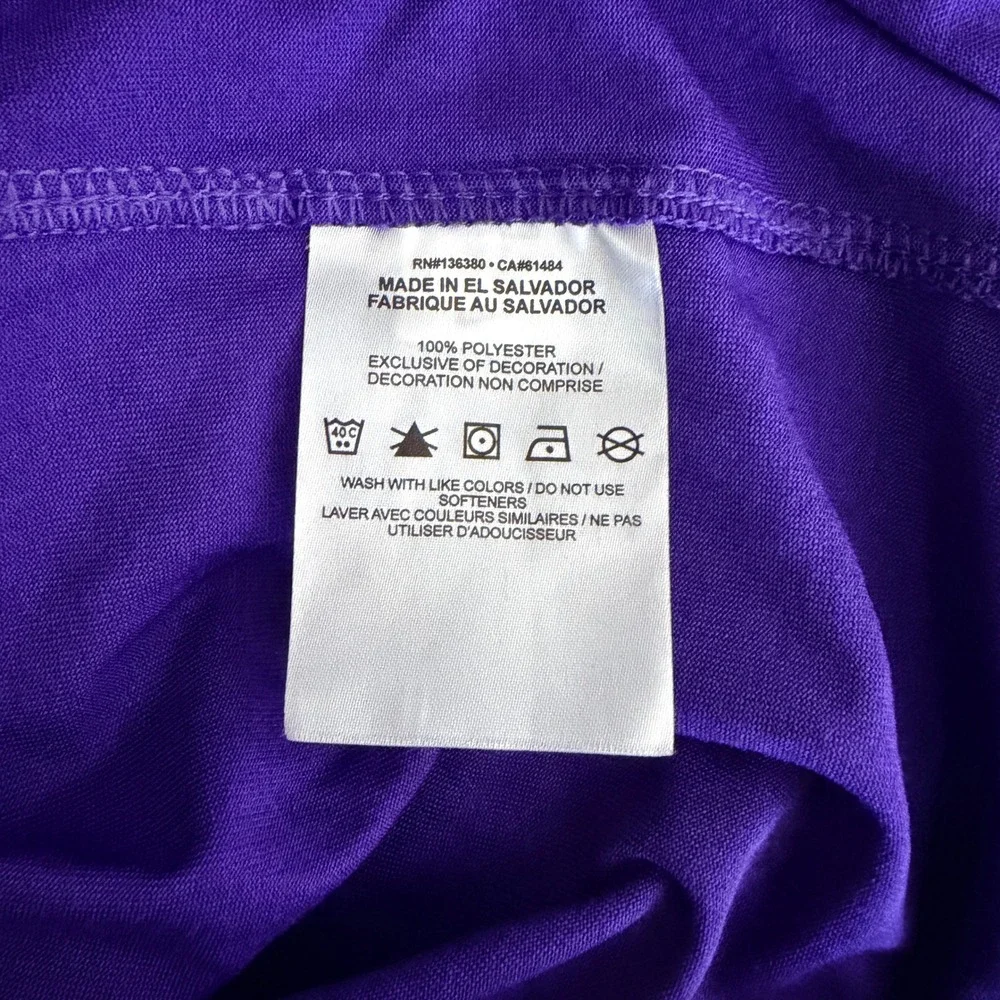 Nike Dri-FIT Minnesota Vikings Performance T-Shirt Mens XXL Purple NFL‎ On-Field